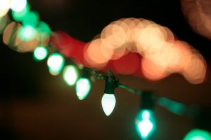 up-close holiday lights